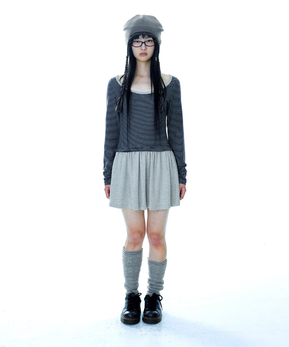 Coyseio - Coy Stripe Dress (Navy) product image 10 | TRAB K-Fashion Australia