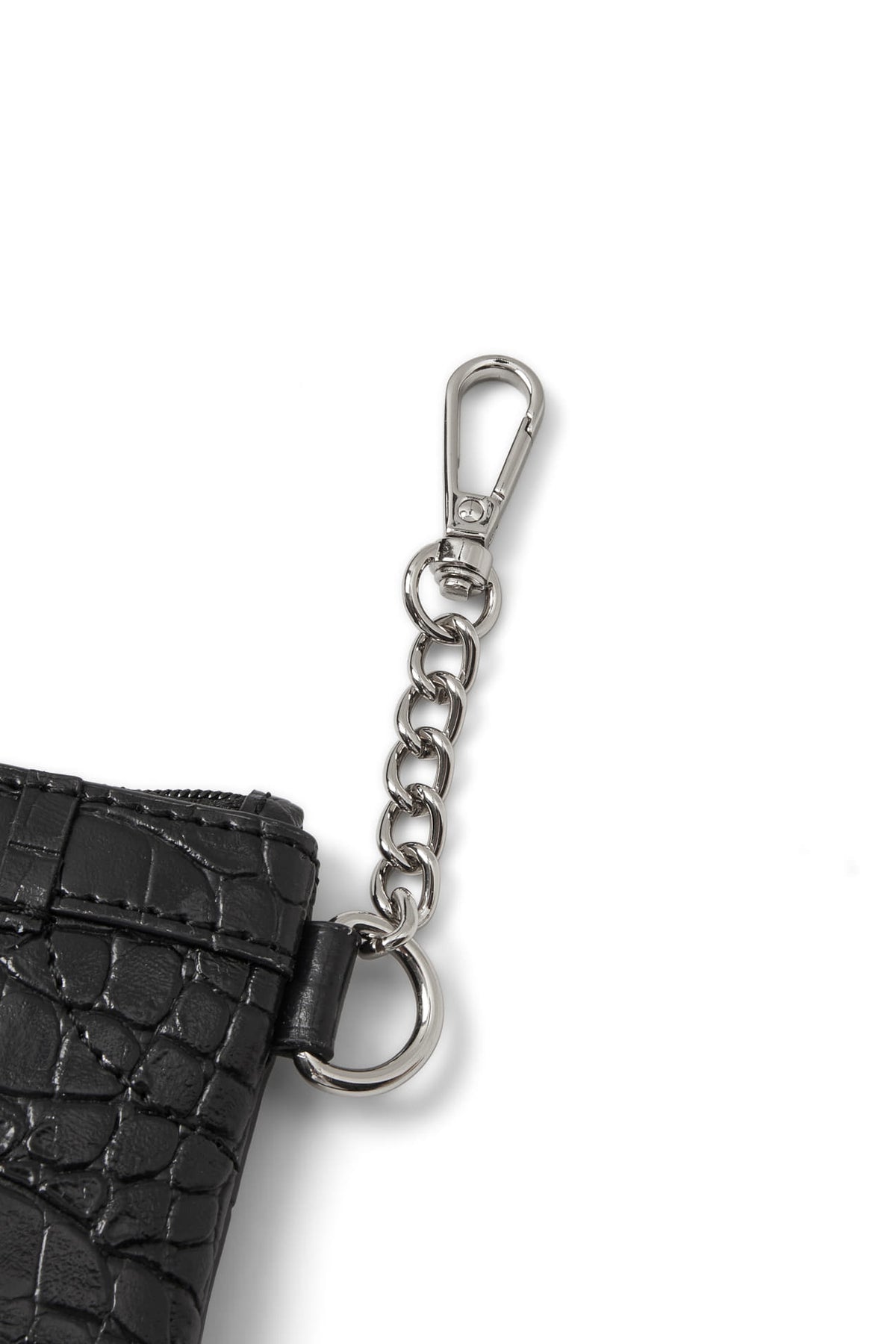 Deinet - Crocodile Pattern Two-Way Bag (Black) product image 13 | TRAB K-Fashion Australia
