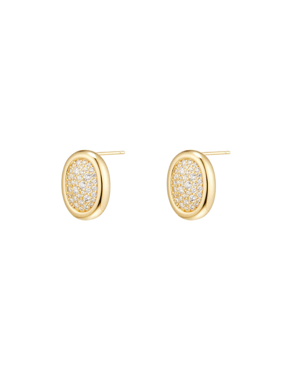 Numbering - Pave Oval Earrings #3305 product image 5 | TRAB K-Fashion Australia