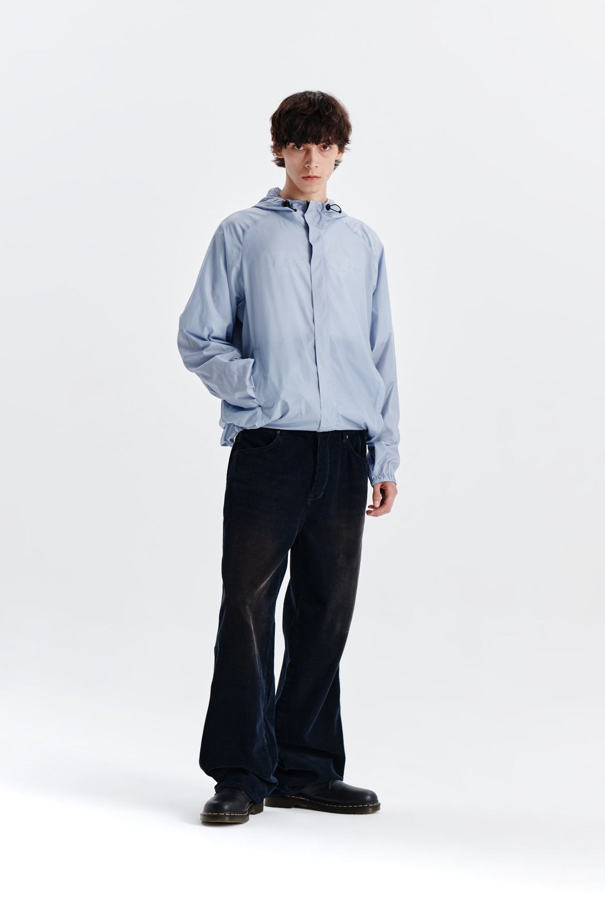 Matin Kim - Light Hoody Windbreaker (Blue) product image 9 | TRAB K-Fashion Australia