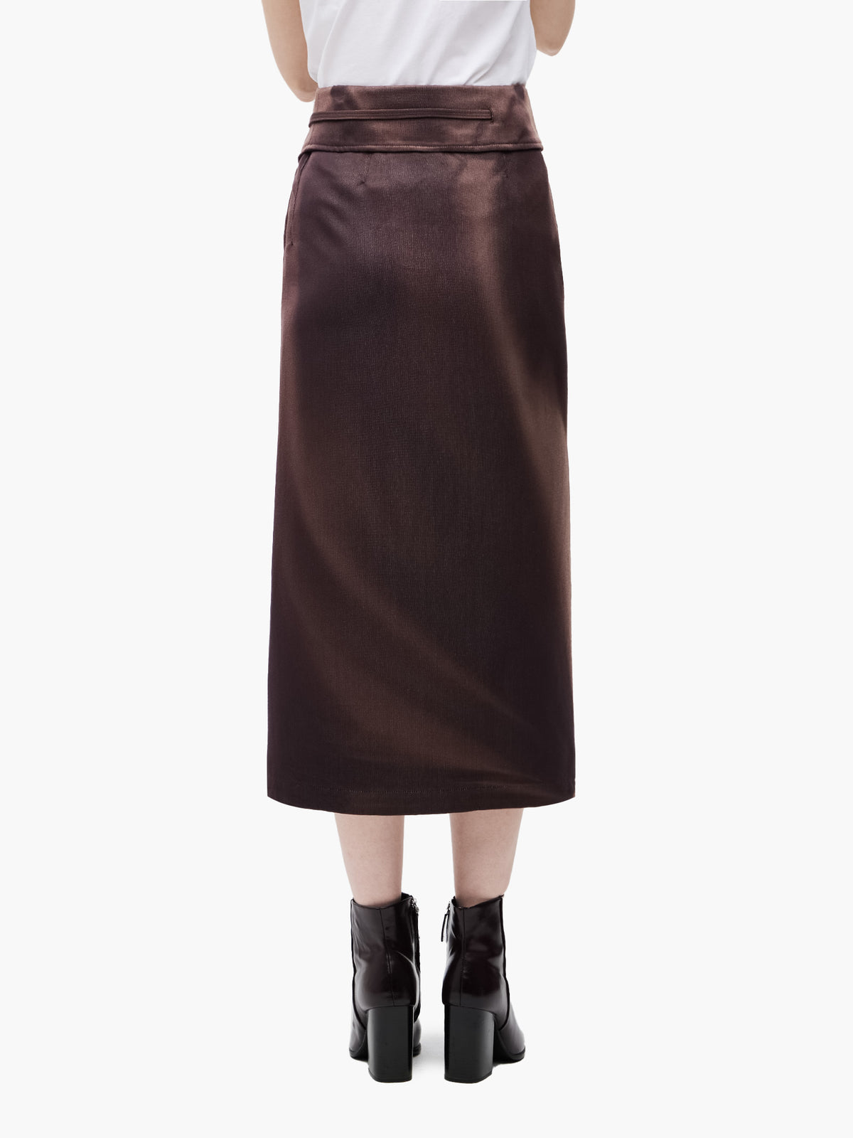 Jiyong Kim - Sun-Bleached Folded Wrap Skirt (Brown) product image 4 | TRAB K-Fashion Australia