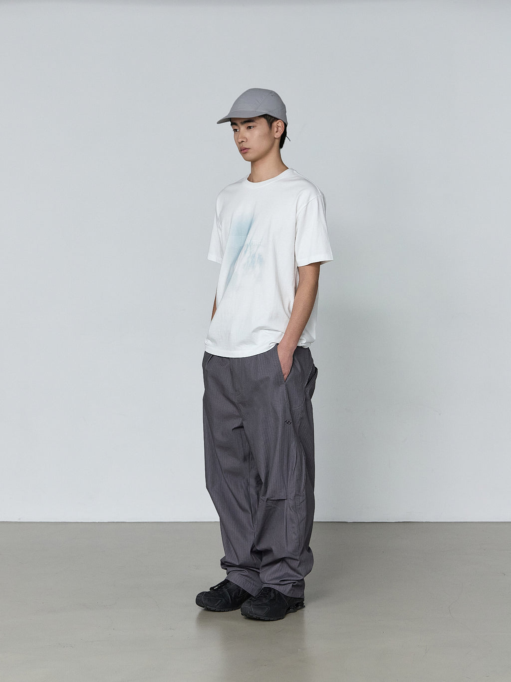 San San Gear - Shade T-Shirt (White) product image 1 | TRAB K-Fashion Australia