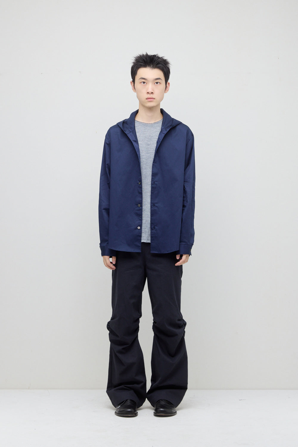 Hatchingroom - Hooded Shirt (Dark Blue) product image 3 | TRAB K-Fashion Australia