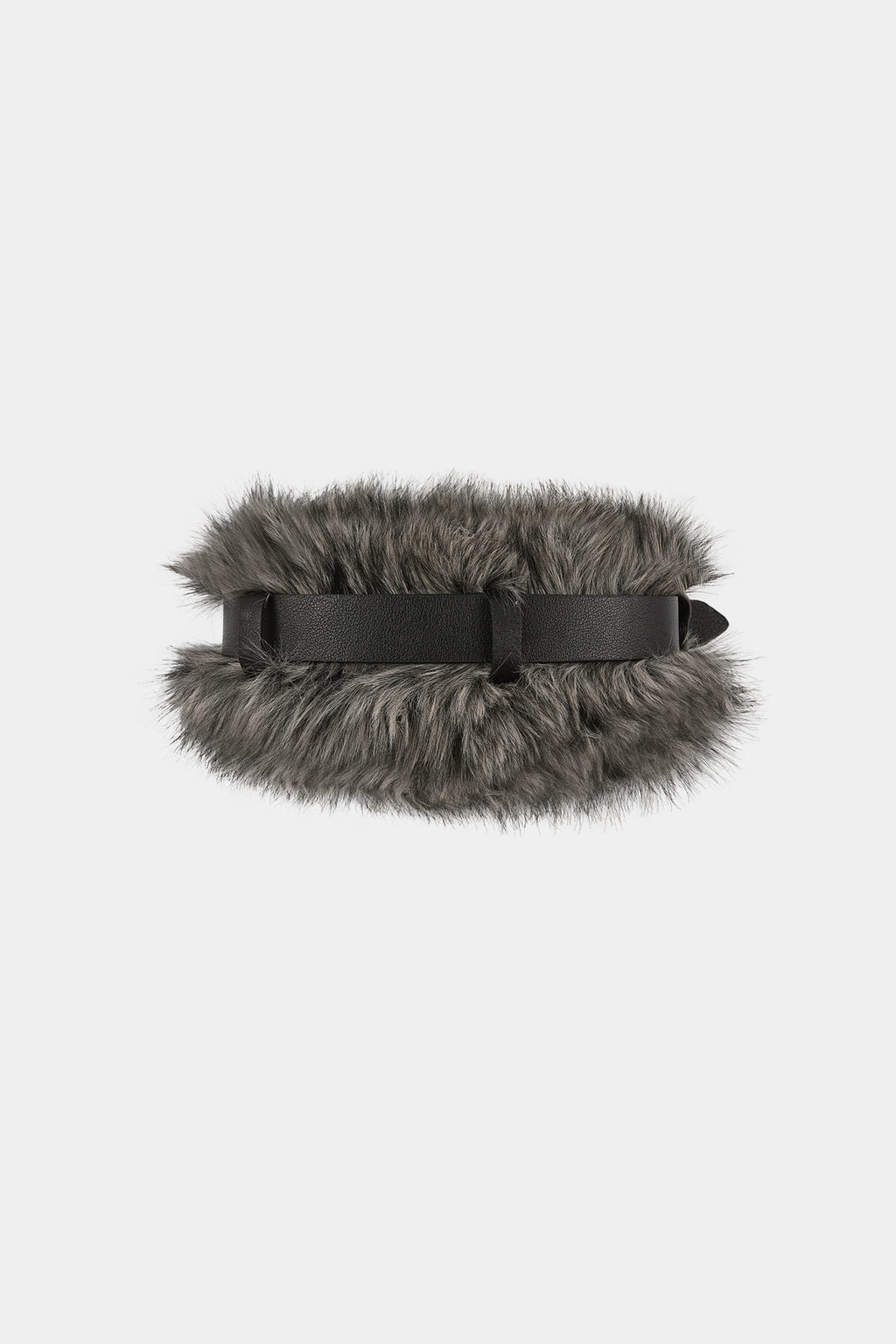 Andersson Bell - Belted Fur Short Muffler (Grey) product image 13 | TRAB K-Fashion Australia