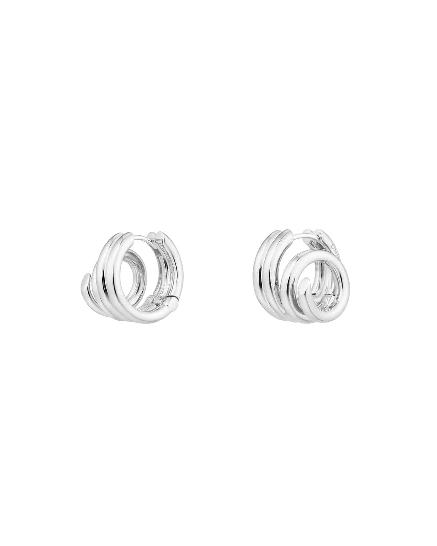 Numbering - Diagonal Coil Hoop Earrings #8101 product image 14 | TRAB K-Fashion Australia