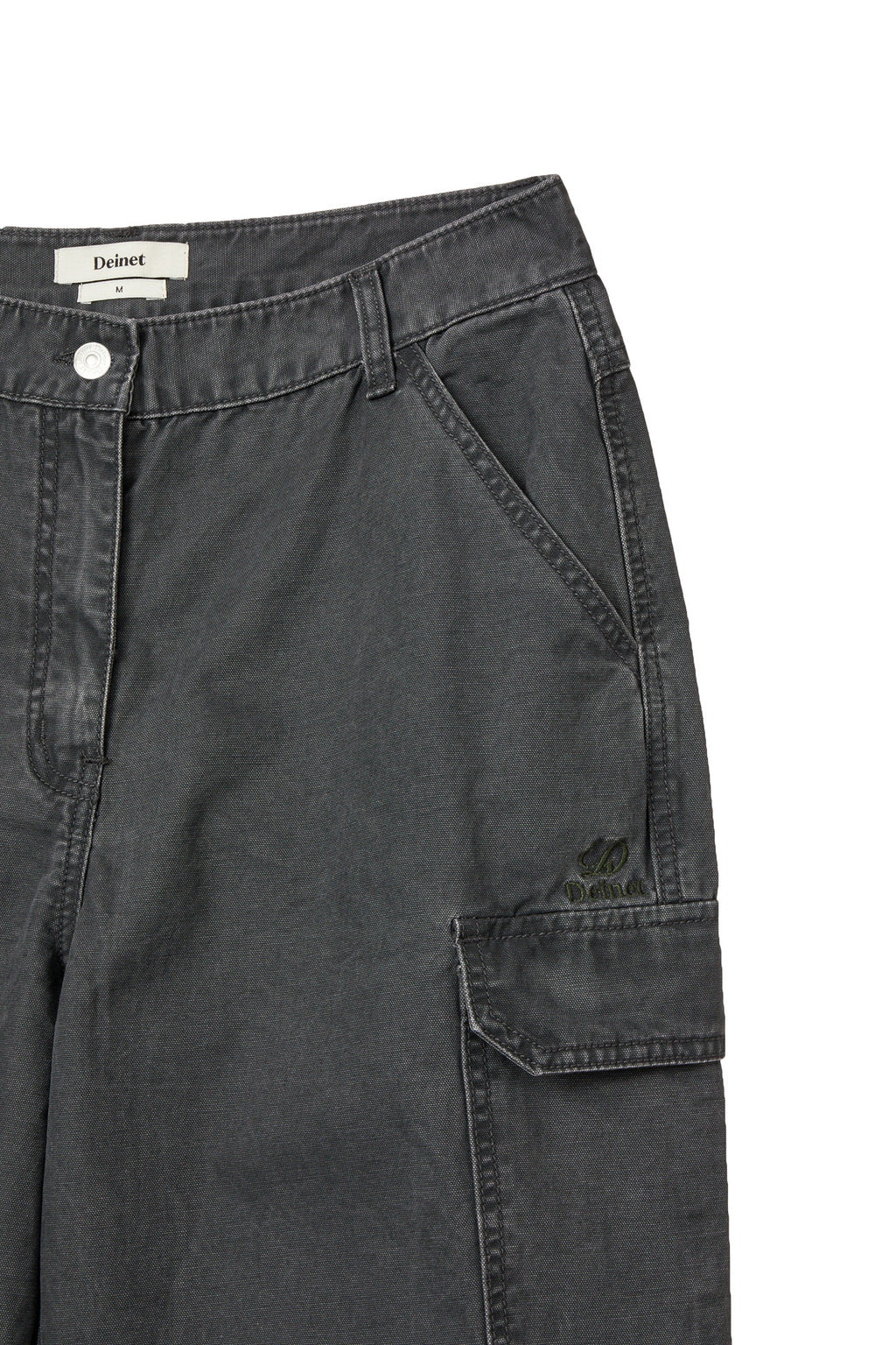 Deinet - Vintage Washed Cargo Pants (Charcoal) product image 4 | TRAB K-Fashion Australia