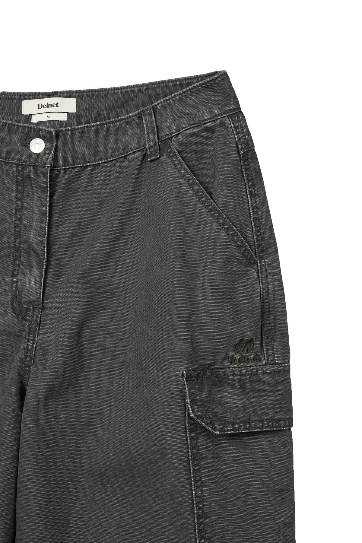 Deinet - Vintage Washed Cargo Pants (Charcoal) product image 4 | TRAB K-Fashion Australia