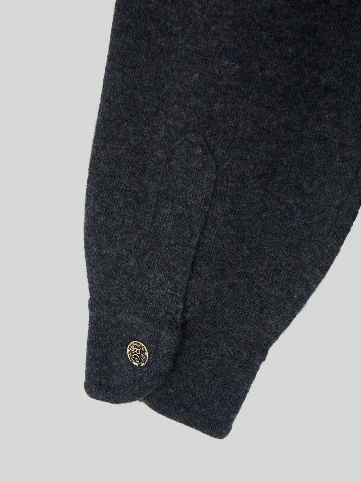 Recto - Shirt Cuffs Detail Knit Top (Charcoal Grey) product image 13 | TRAB K-Fashion Australia