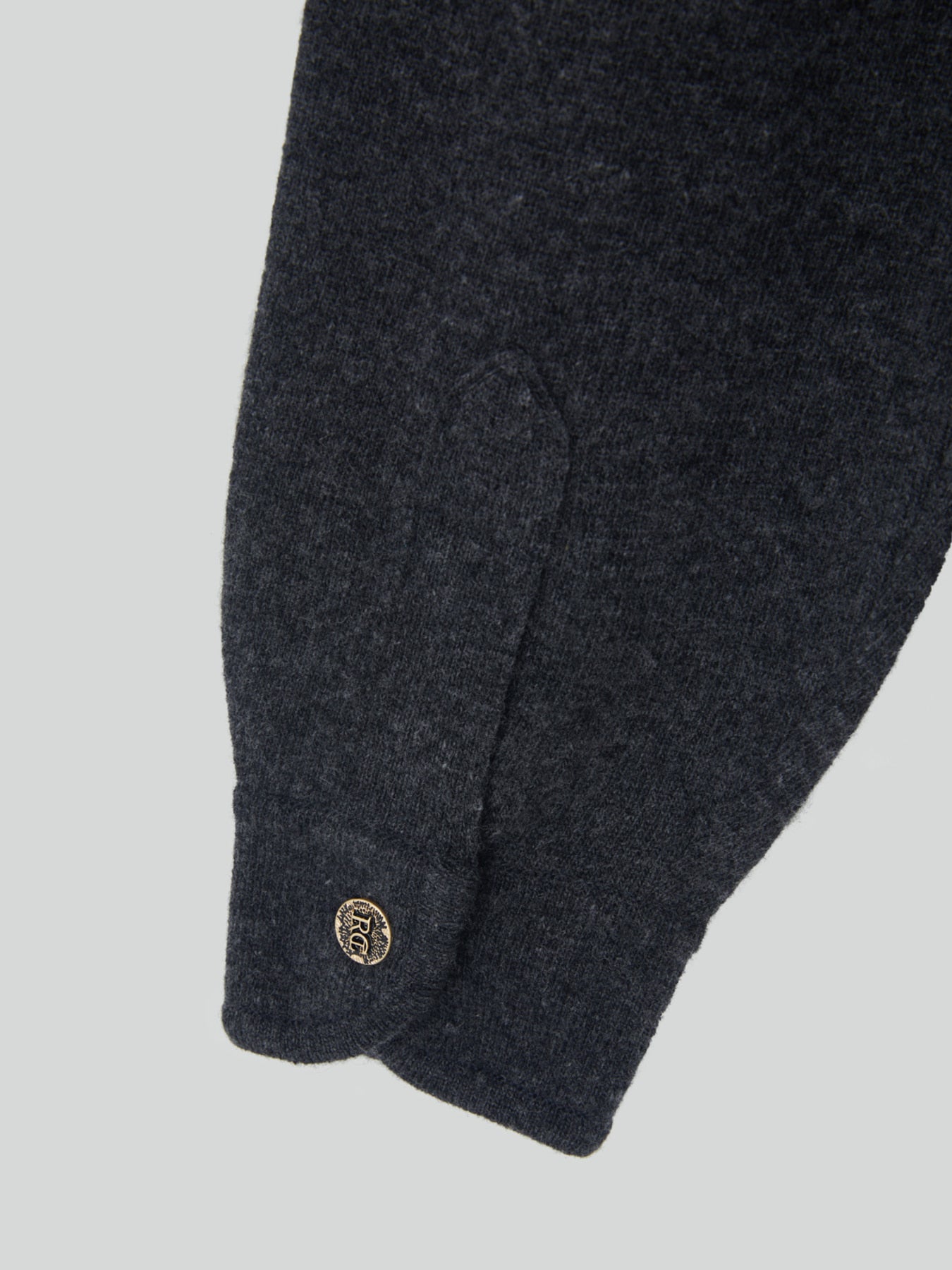 Recto - Shirt Cuffs Detail Knit Top (Charcoal Grey) product image 13 | TRAB K-Fashion Australia