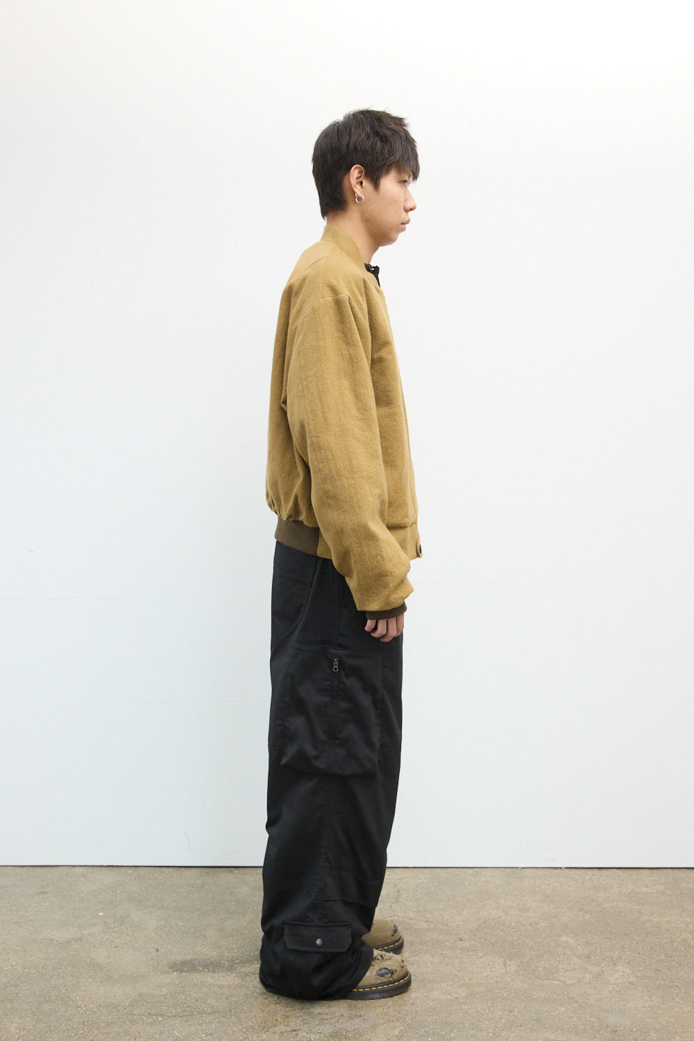 Hatchingroom - Hairy Bomber Jacket (Camel) product image 13 | TRAB K-Fashion Australia