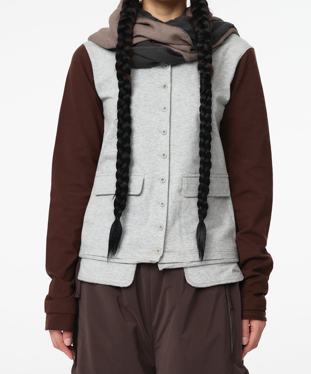 Coyseio - Two-Tone Reversible Muffler (Cocoa) product image 4 | TRAB K-Fashion Australia