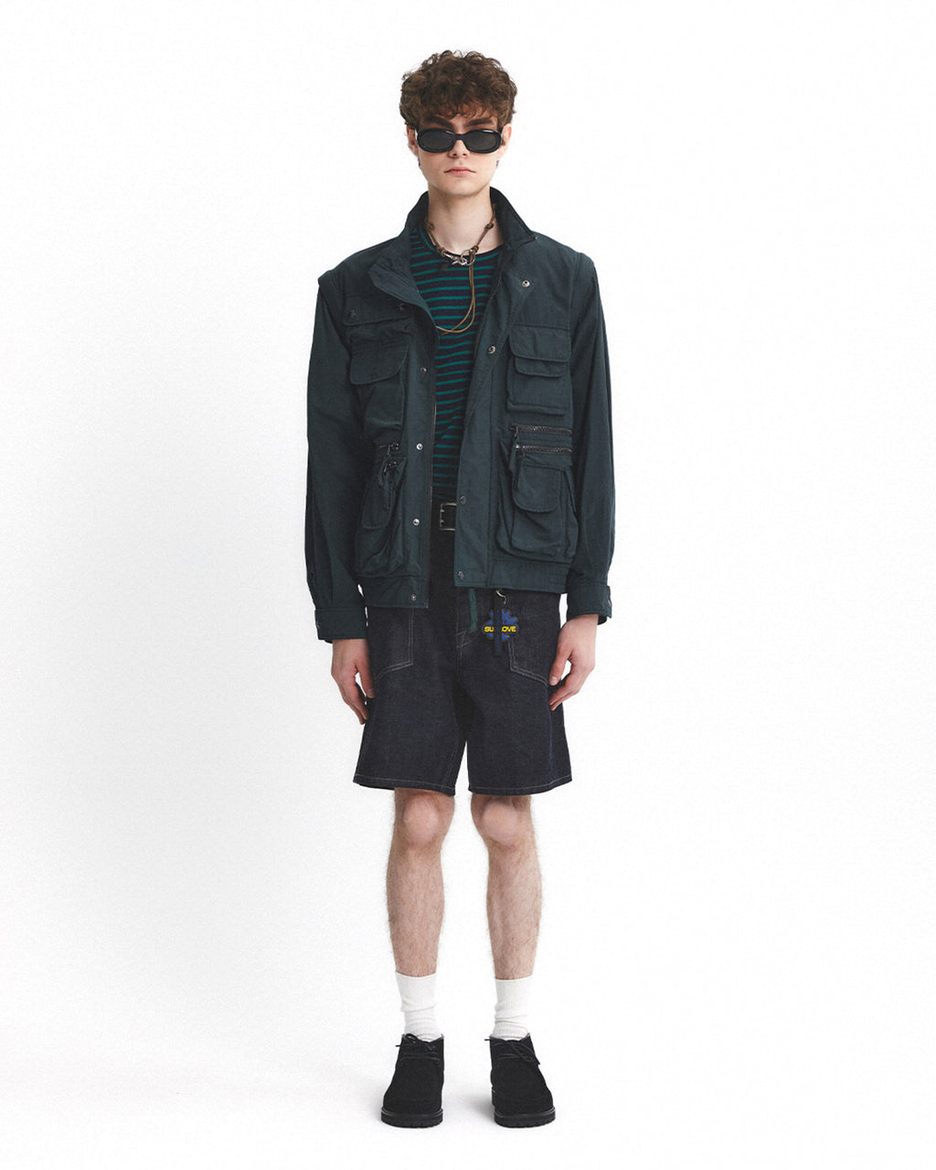 Eastlogue - Transform Cameraman Jumper (Blue Green) product image 1 | TRAB K-Fashion Australia
