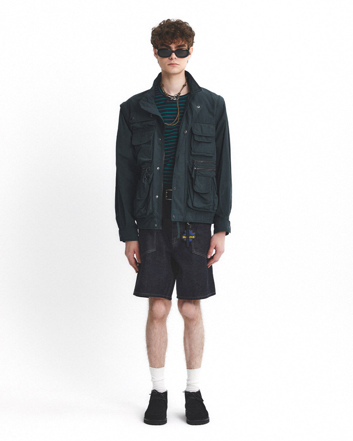Eastlogue - Transform Cameraman Jumper (Blue Green) product image 1 | TRAB K-Fashion Australia