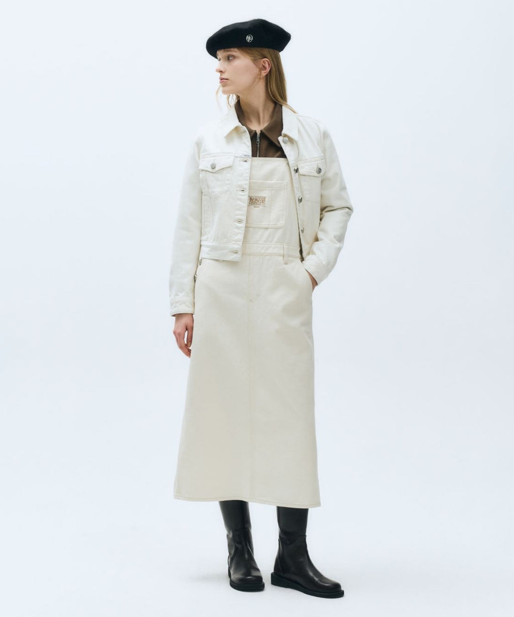 Marithe & Francois Girbaud - Denim Trucker Jacket (Ecru) product image 3 | TRAB K-Fashion Australia