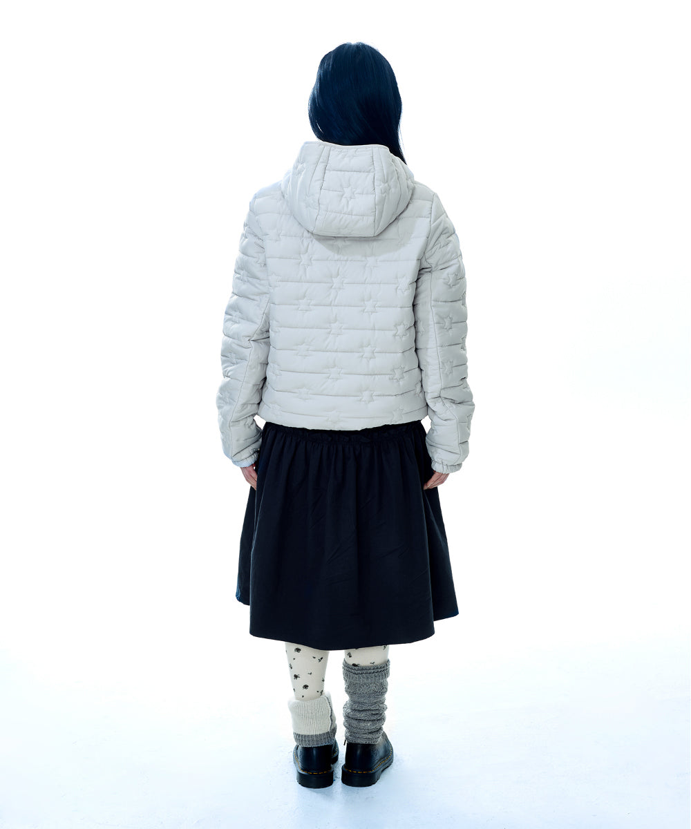 Coyseio - Fluffy Light Padded Jacket (Ivory) product image 13 | TRAB K-Fashion Australia