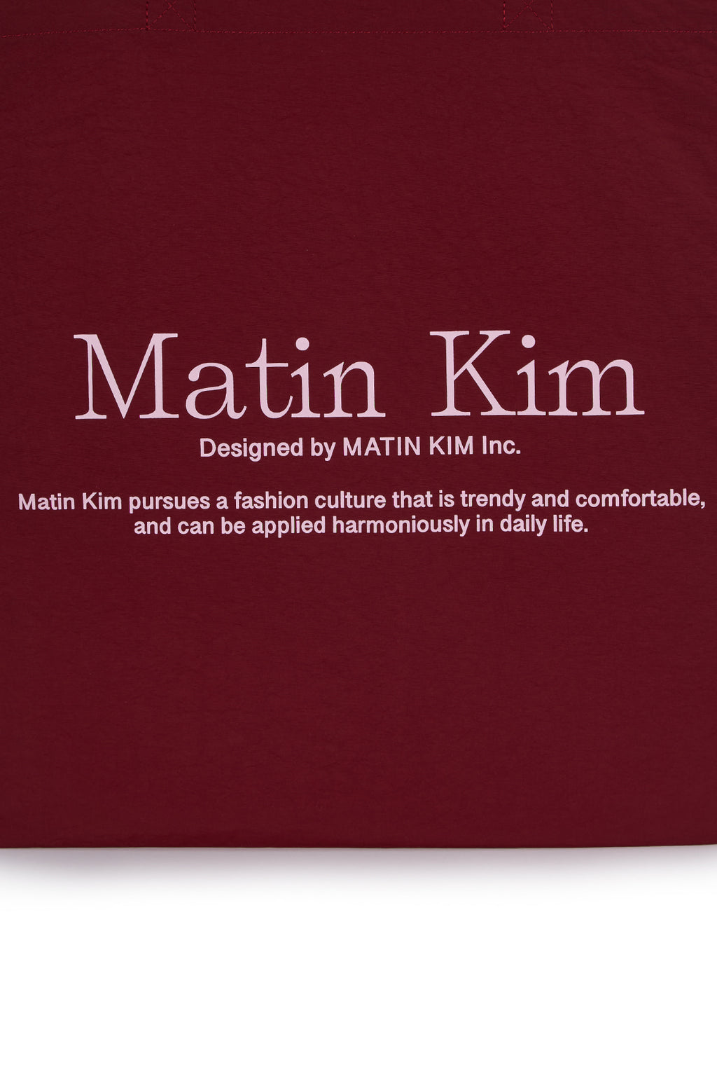 Matin Kim - Matin Palette Ecobag (Burgundy) product image 3 | TRAB K-Fashion Australia