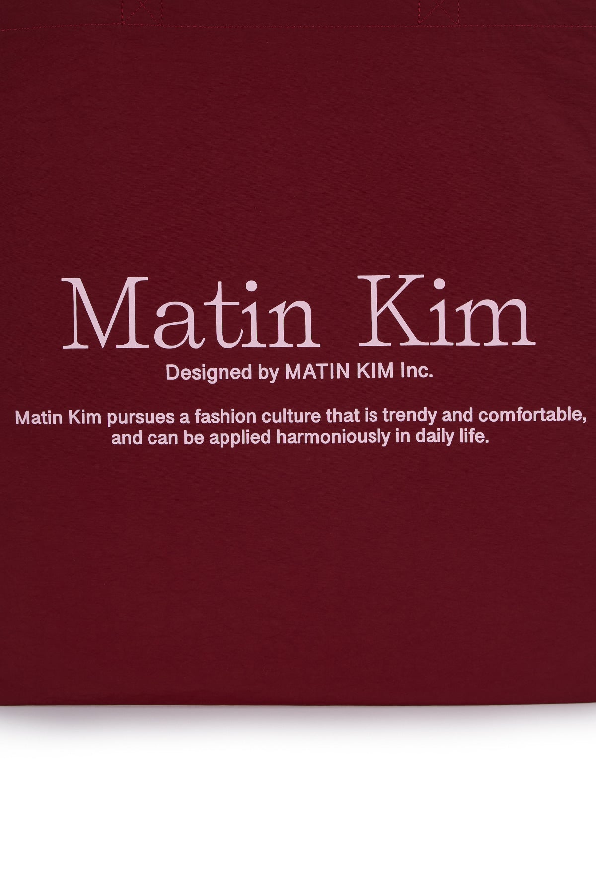 Matin Kim - Matin Palette Ecobag (Burgundy) product image 3 | TRAB K-Fashion Australia