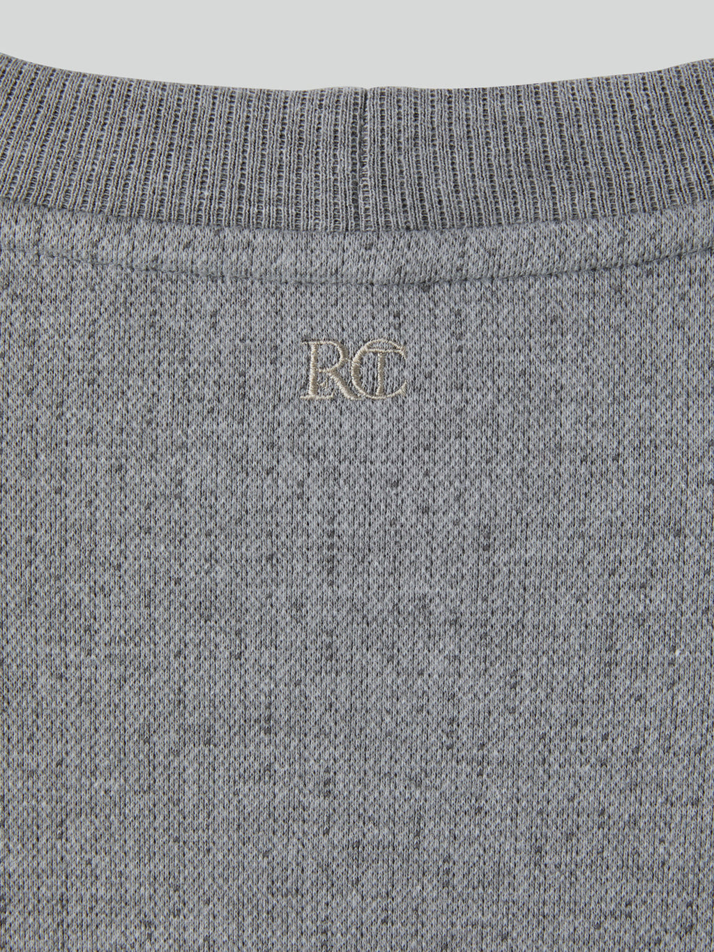 Recto - Rc Embroidery Sweatshirt (Melange Grey) product image 3 | TRAB K-Fashion Australia