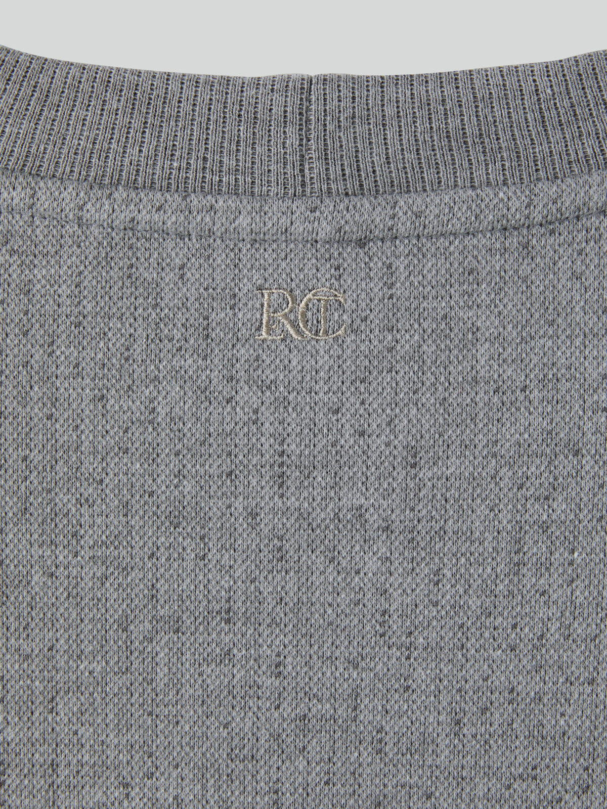 Recto - Rc Embroidery Sweatshirt (Melange Grey) product image 3 | TRAB K-Fashion Australia