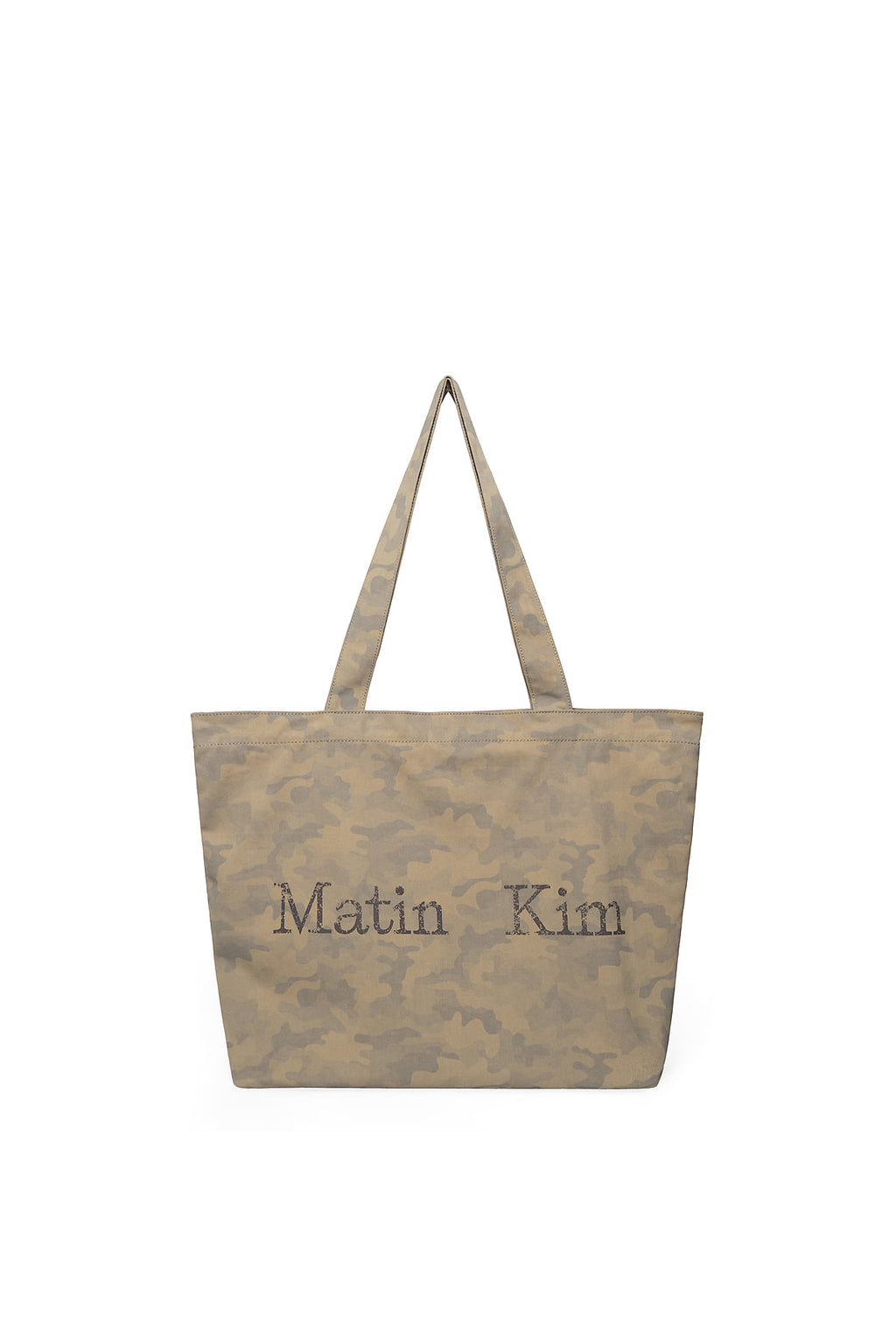 Matin Kim - Matin Washed Pattern Ecobag (Khaki) product image 1 | TRAB K-Fashion Australia