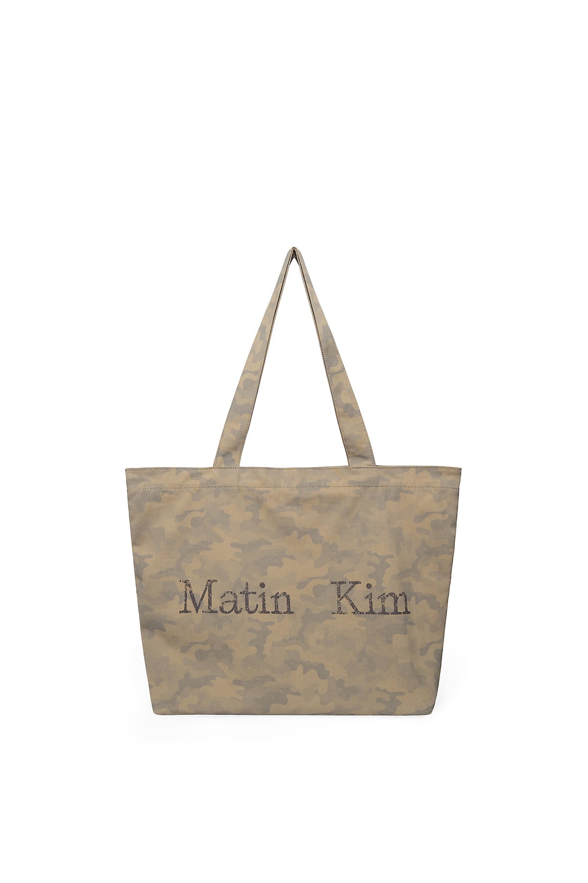 Matin Kim - Matin Washed Pattern Ecobag (Khaki) product image 1 | TRAB K-Fashion Australia