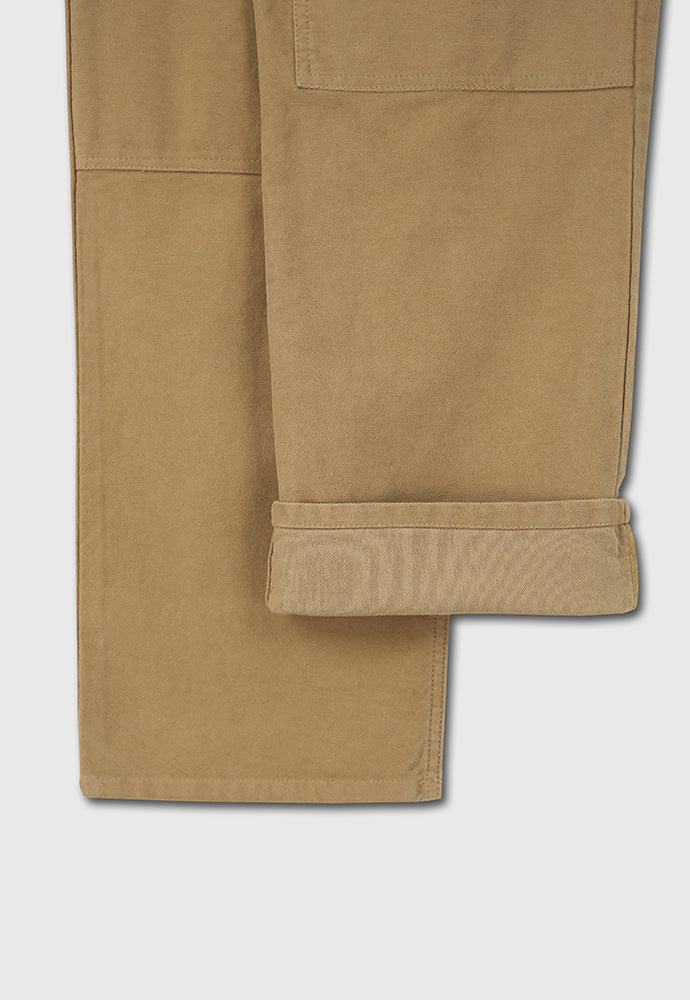 Tonywack - Garment-Washed Moleskin Straight Pants (Washed Beige) product image 13 | TRAB K-Fashion Australia