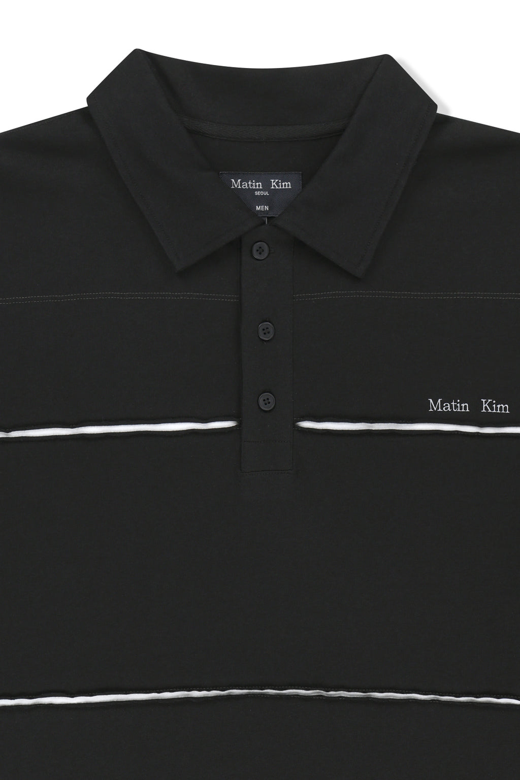 Matin Kim - Cut Out Block Collar Top (Black) product image 3 | TRAB K-Fashion Australia