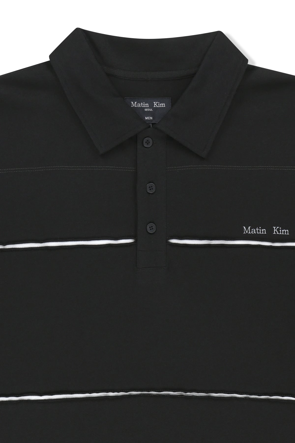 Matin Kim - Cut Out Block Collar Top (Black) product image 3 | TRAB K-Fashion Australia