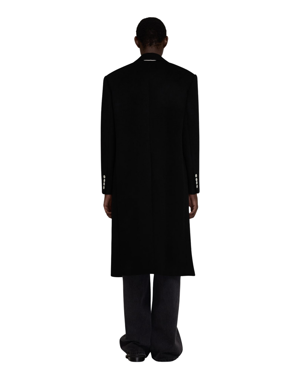 Kimhe Kim - Bi Color Double Breasted Coat (Black/Ivory) product image 15 | TRAB K-Fashion Australia