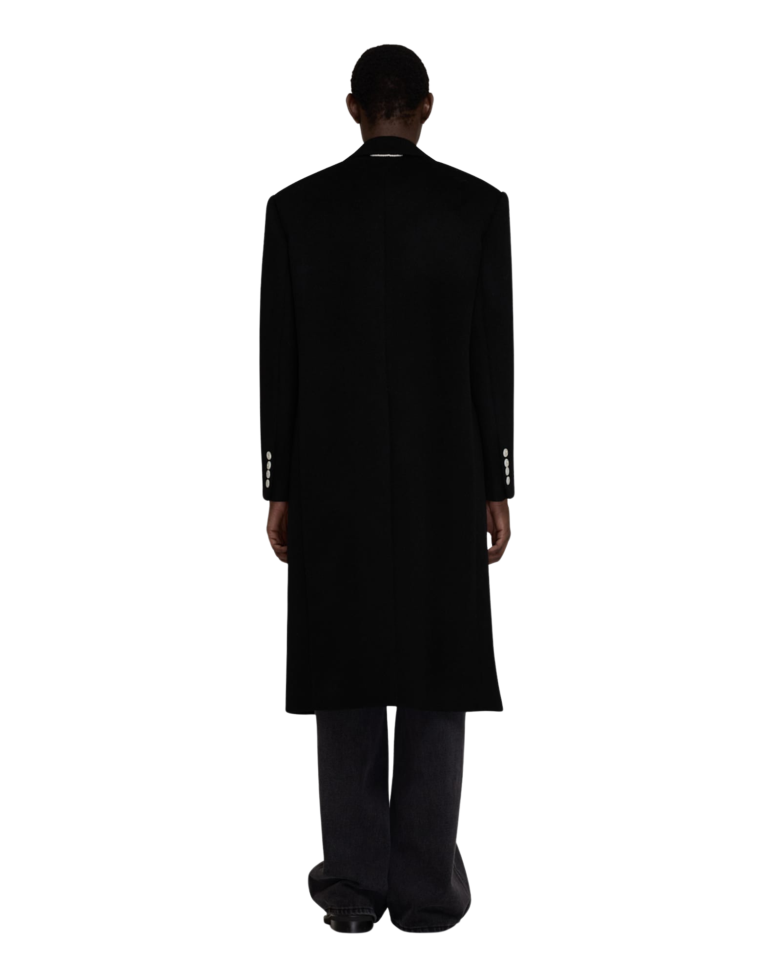 Kimhe Kim - Bi Color Double Breasted Coat (Black/Ivory) product image 15 | TRAB K-Fashion Australia
