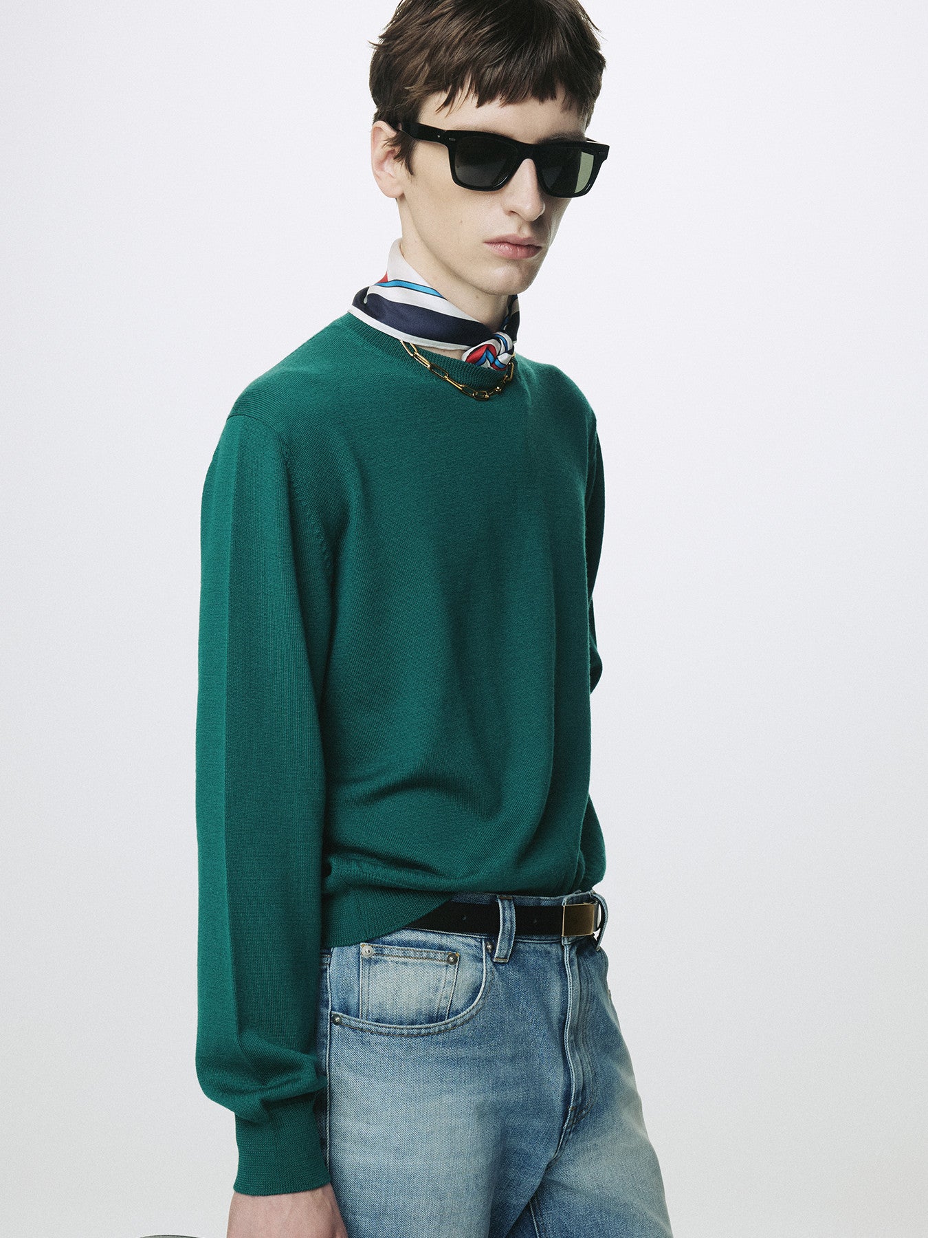 Tonywack - Spring Wool Crew Neck Knit (Sea Green) product image 6 | TRAB K-Fashion Australia