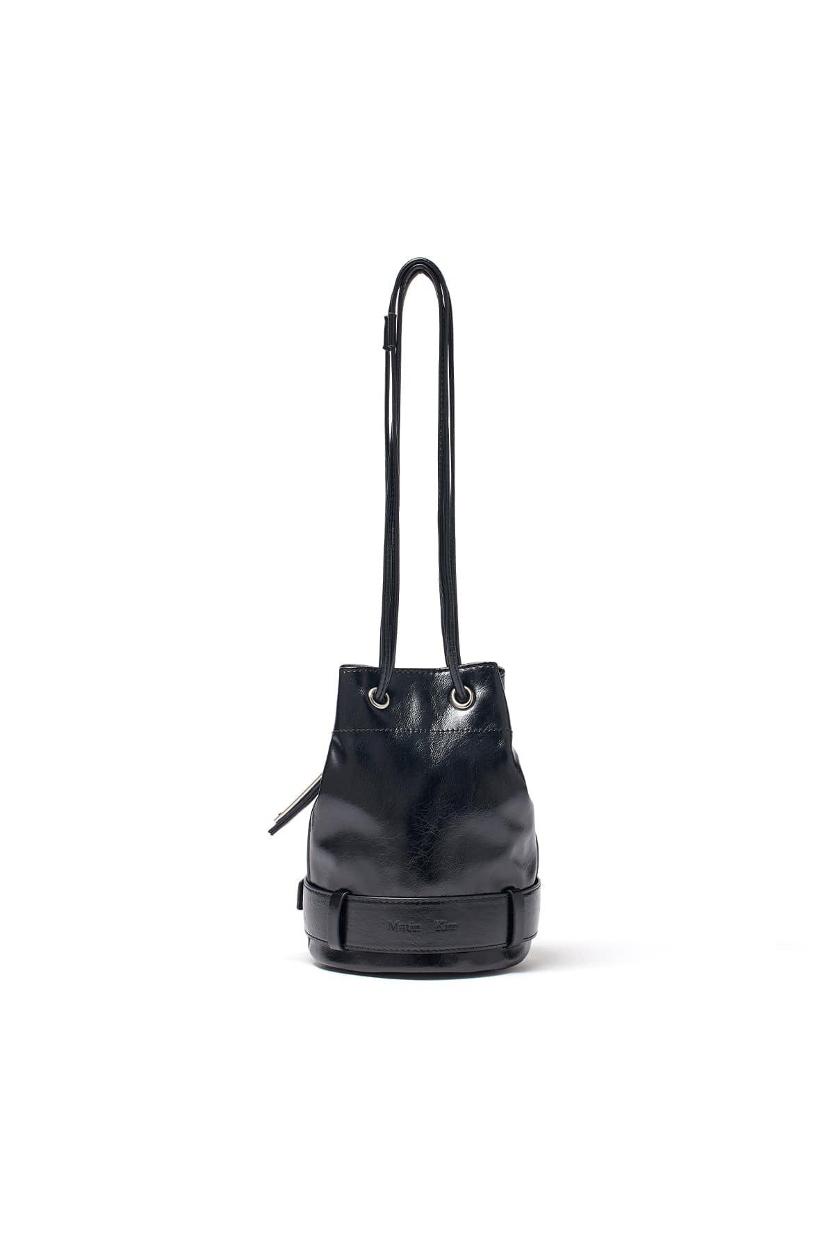 Matin Kim - Belted Mini Bucket Bag (Black) product image 5 | TRAB K-Fashion Australia