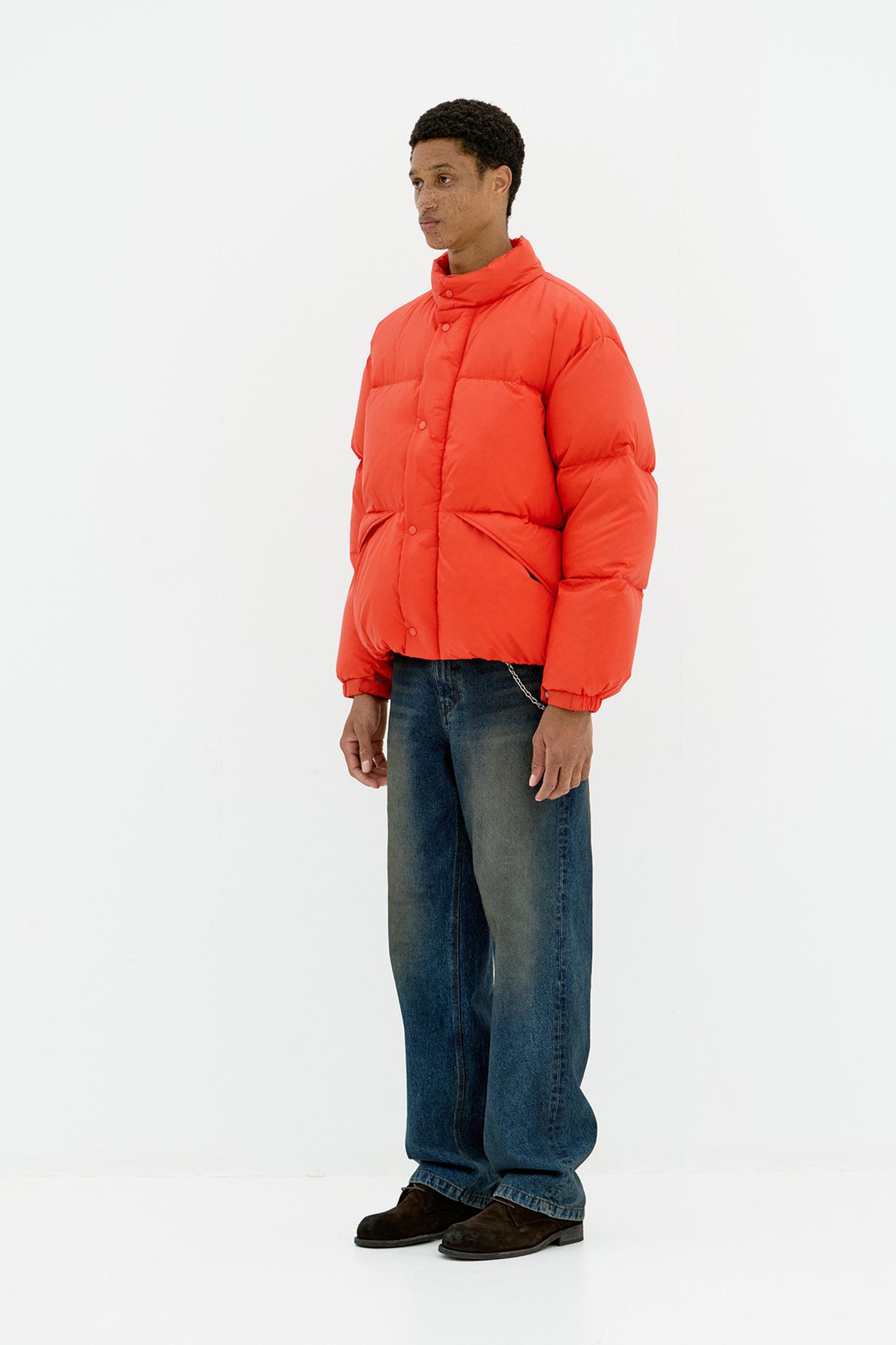 Coor - Majo-Tech Stand Collar Down Jumper (Red) product image 3 | TRAB K-Fashion Australia