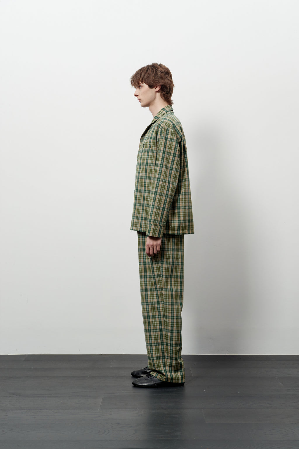Stu - Check Pajama Set (Green) product image 3 | TRAB K-Fashion Australia