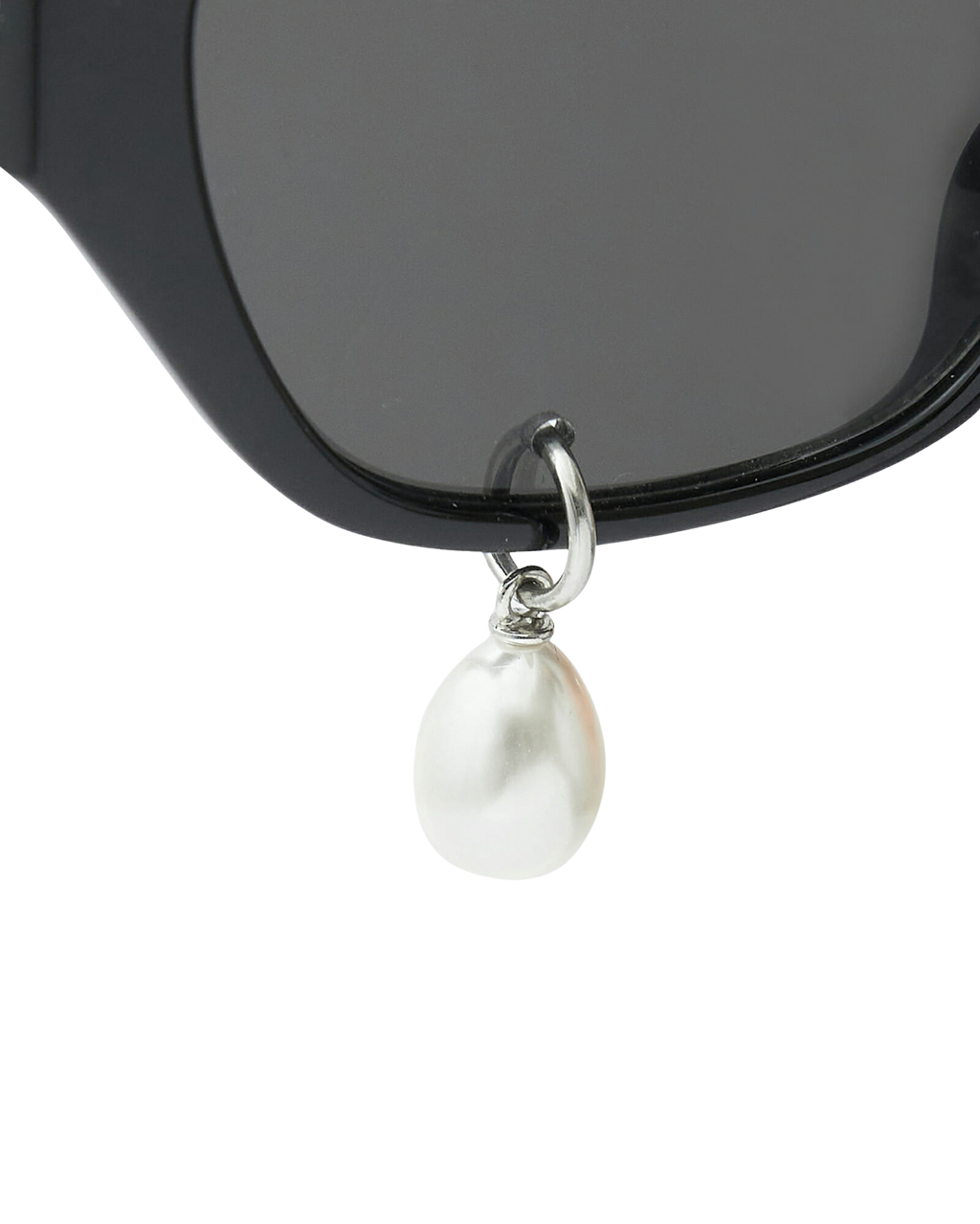 Kimhe Kim - Pearl Tears Cat-Eye Sunglasses (Black) product image 4 | TRAB K-Fashion Australia