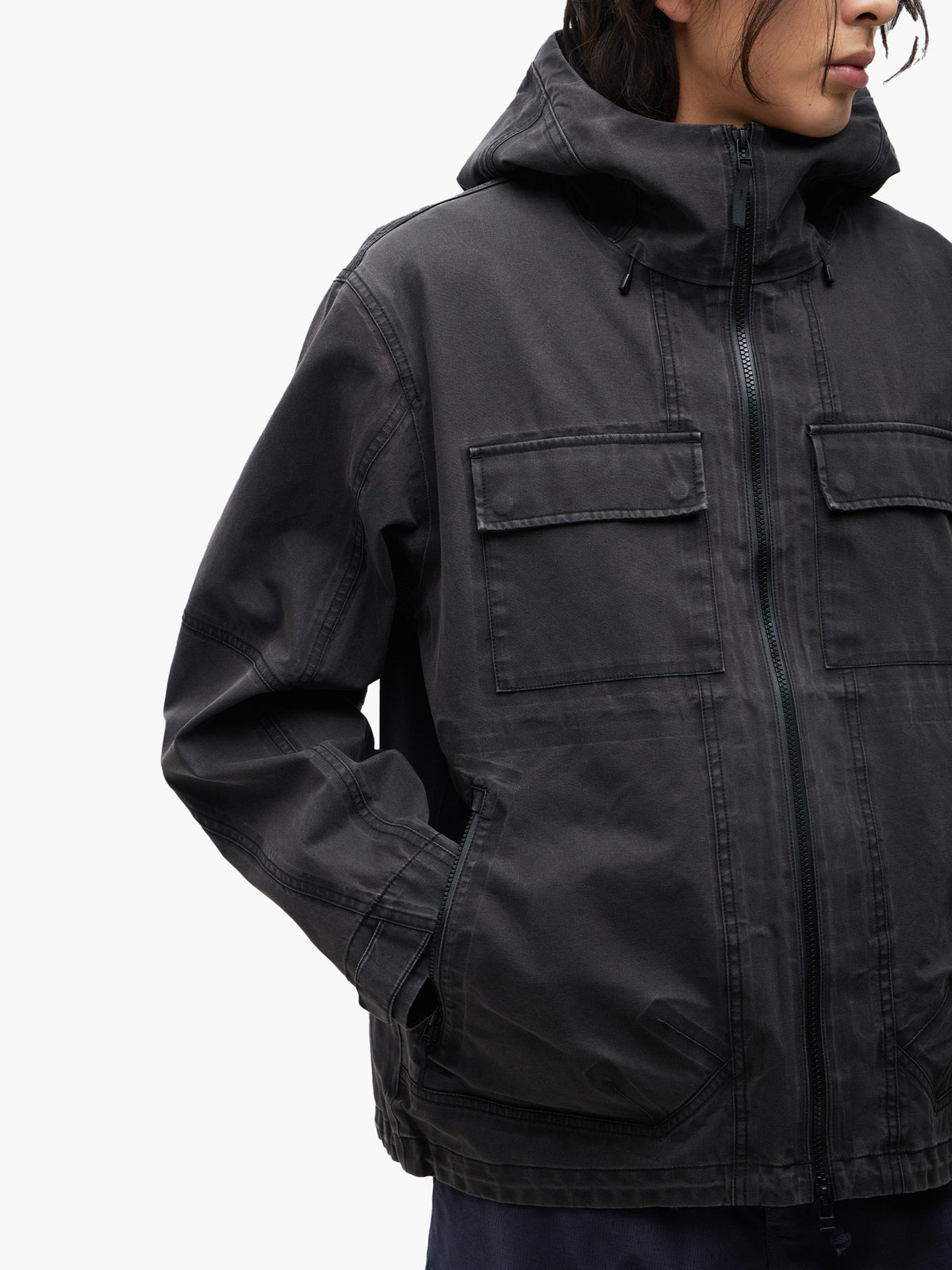 Jiyong Kim - Multi Pocket Jacket (Black) product image 6 | TRAB K-Fashion Australia