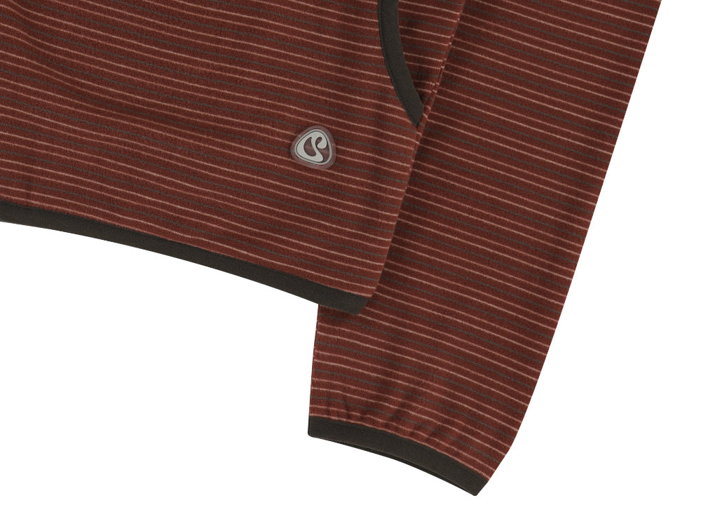 Coyseio - Stripe Fleece Hood Zip-Up (Red) product image 20 | TRAB K-Fashion Australia