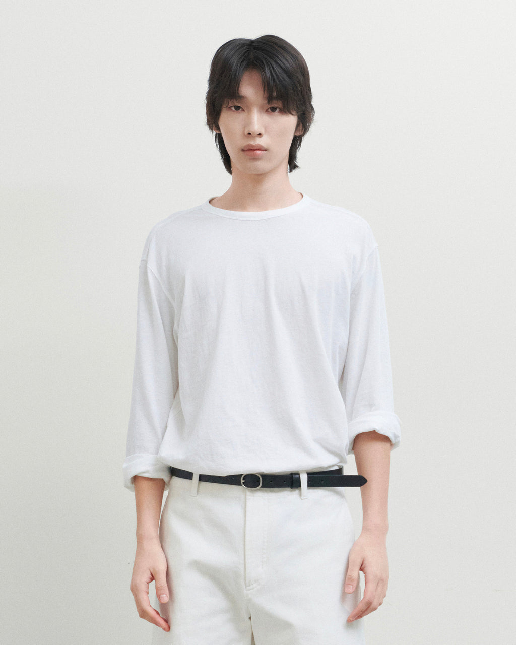 Brownyard - Cut Off Long Sleeve (Ivory) product image 1 | TRAB K-Fashion Australia