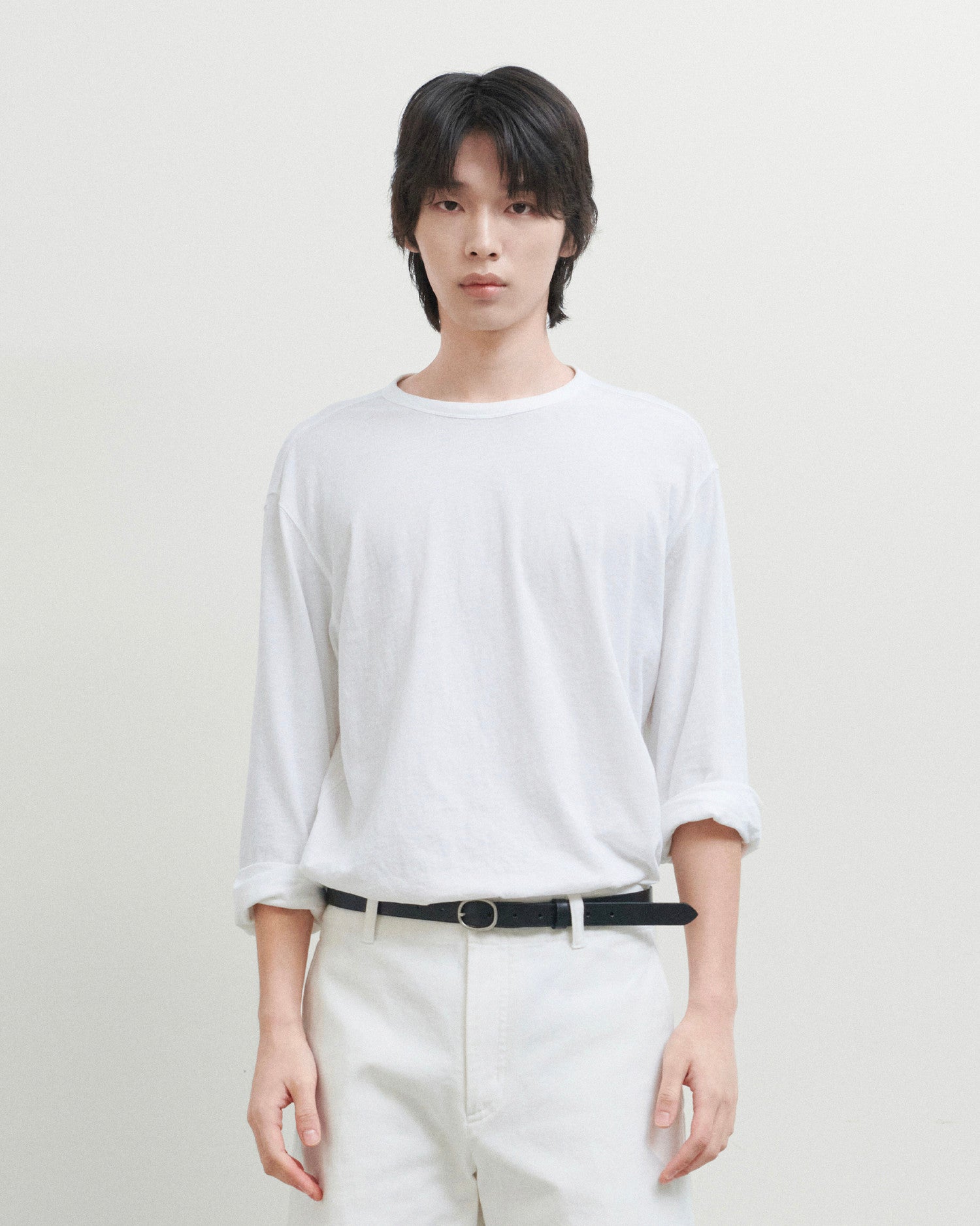 Brownyard - Cut Off Long Sleeve (Ivory) product image 1 | TRAB K-Fashion Australia