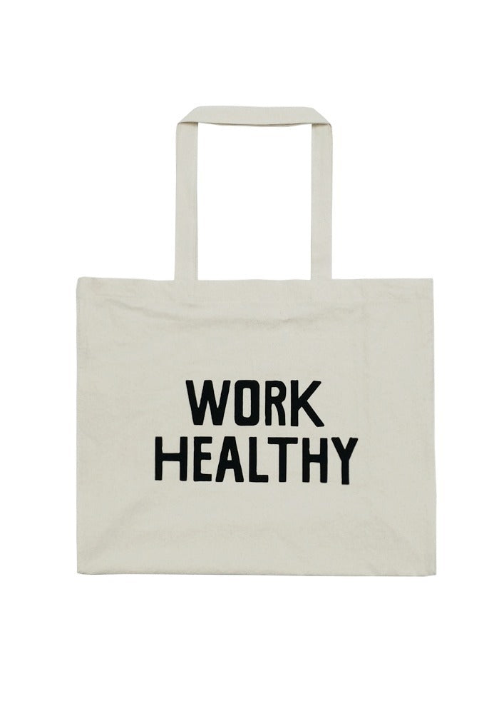 Collect Pieces - Work Healthy Market Bag (Natural) product image 1 | TRAB K-Fashion Australia