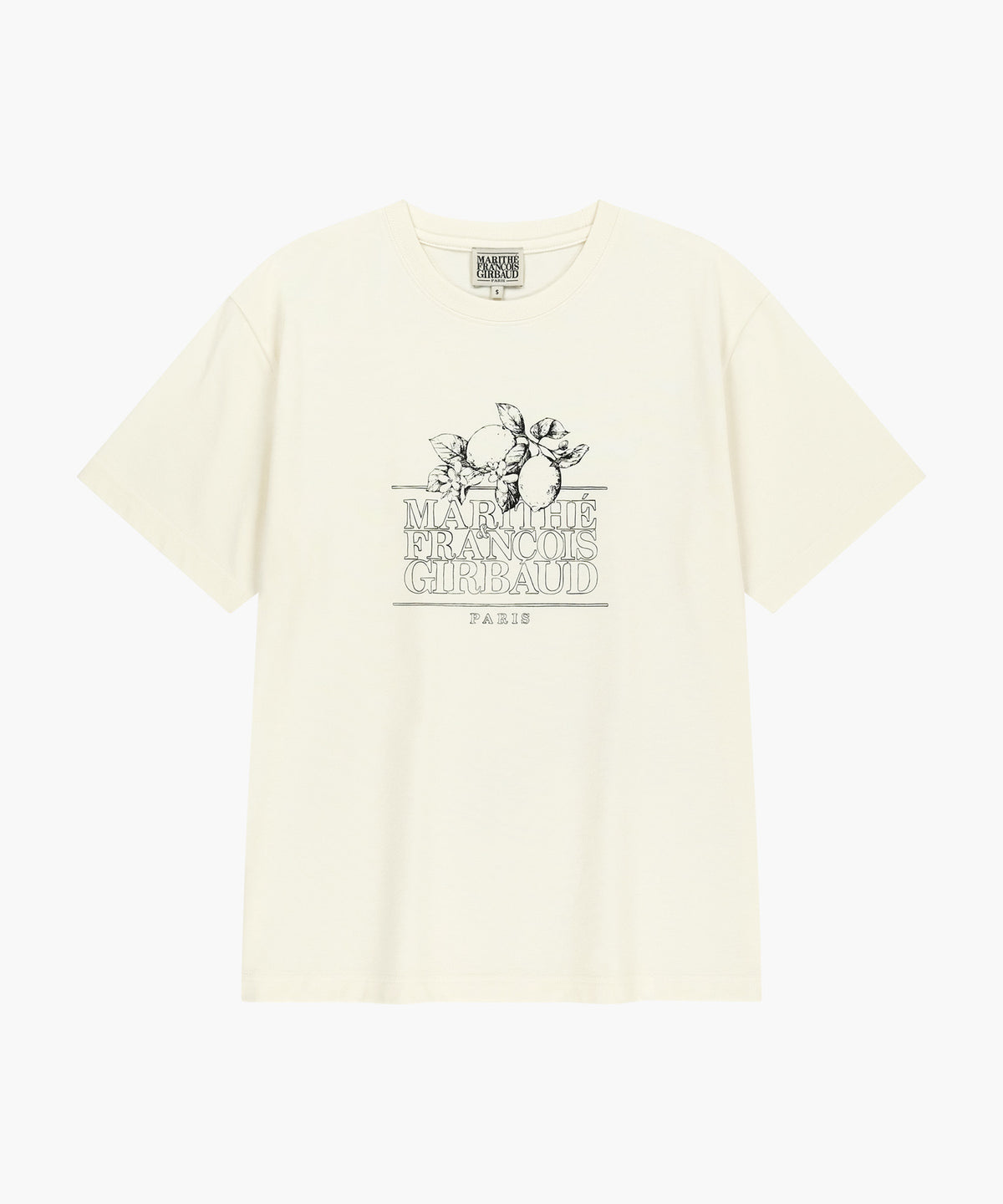 Marithe & Francois Girbaud - Aerocool Lemon Classic Logo Tee (Ivory) product image 6 | TRAB K-Fashion Australia