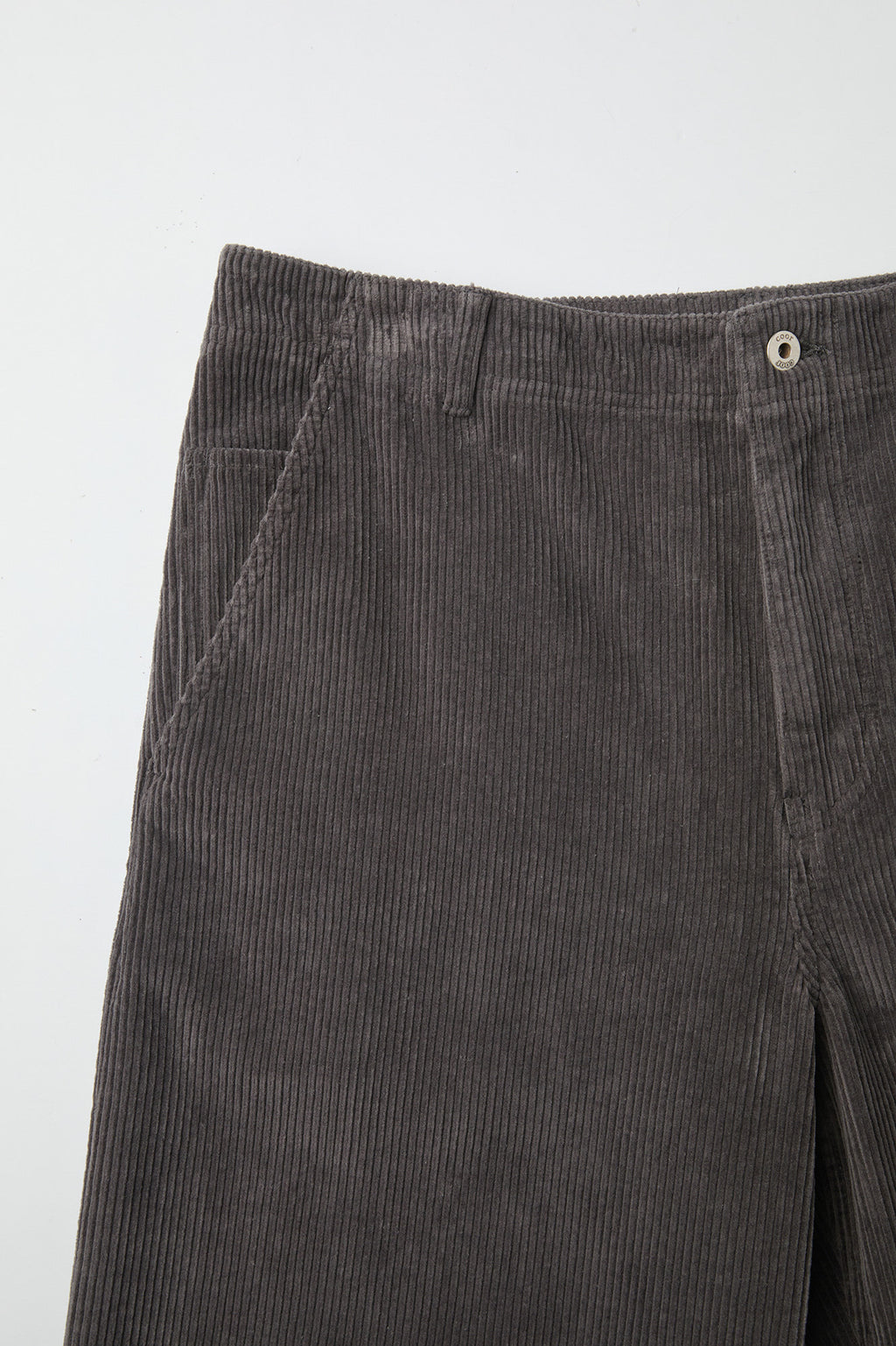 Coor - Corduroy Carpenter Pocket Pants (Cinder Gray) product image 5 | TRAB K-Fashion Australia