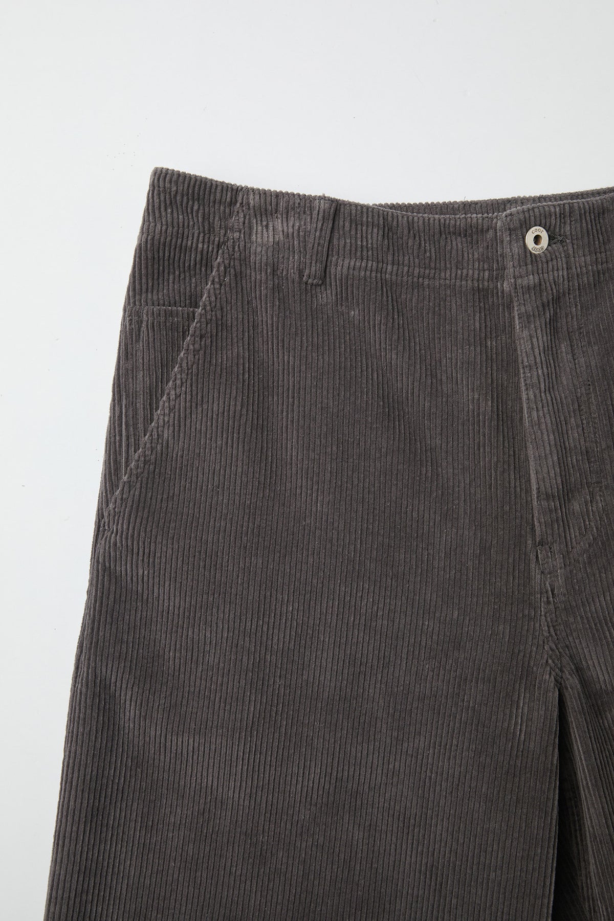 Coor - Corduroy Carpenter Pocket Pants (Cinder Gray) product image 5 | TRAB K-Fashion Australia