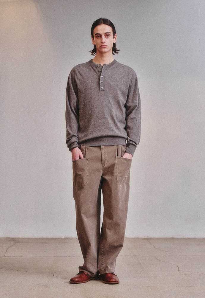 Art if acts - French Workwear Pants (Vintage Brown) product image 1 | TRAB K-Fashion Australia