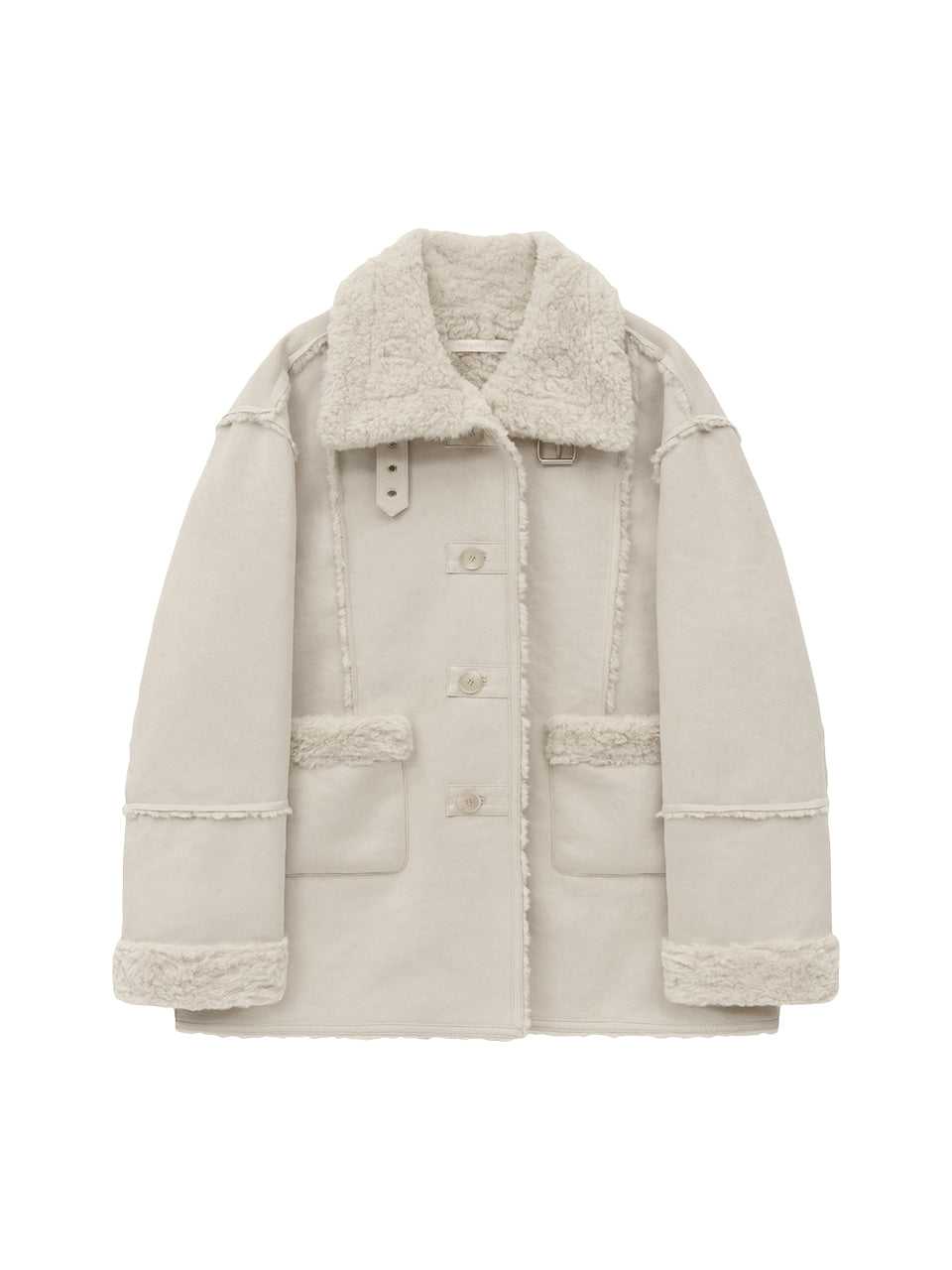Margarin Fingers - Buckle Suede Mustang (Light Grey) product image 2 | TRAB K-Fashion Australia