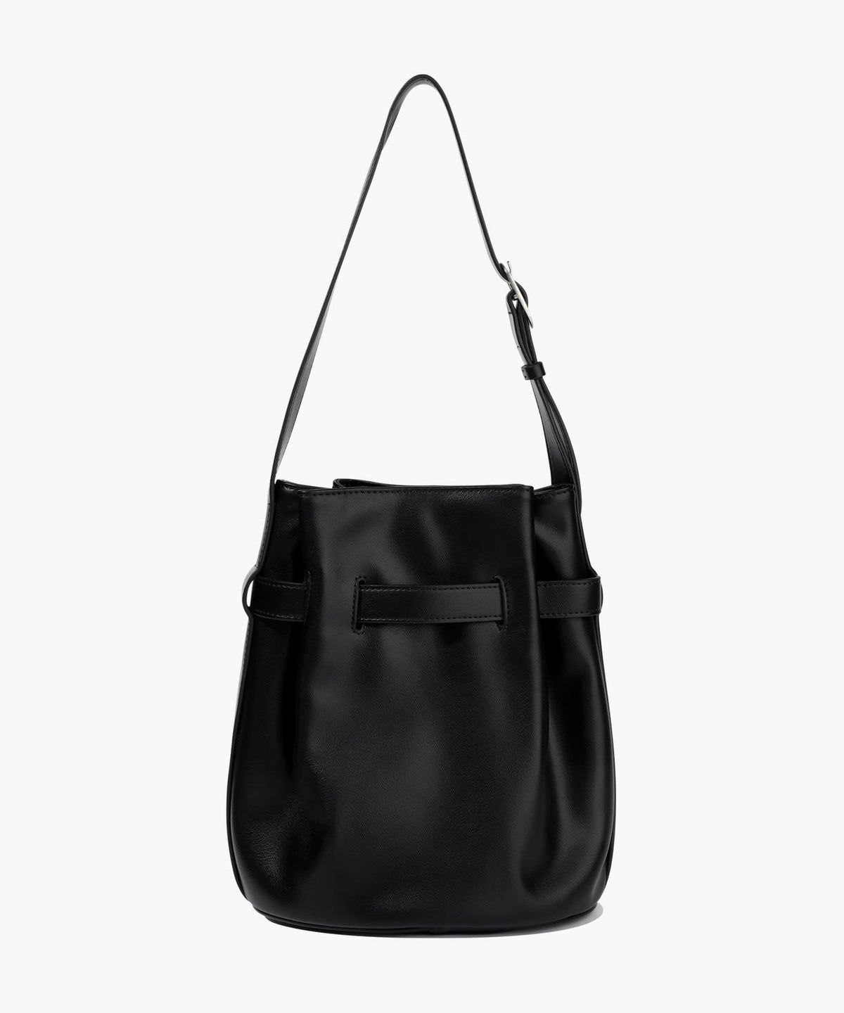 Marithe & Francois Girbaud - Buckle Strap Bucket Bag (Black) product image 3 | TRAB K-Fashion Australia