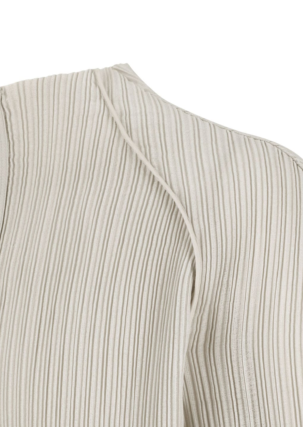 Amomento - [Pre-Order] Pleats Zip Up Jumper (Beige) product image 8 | TRAB K-Fashion Australia
