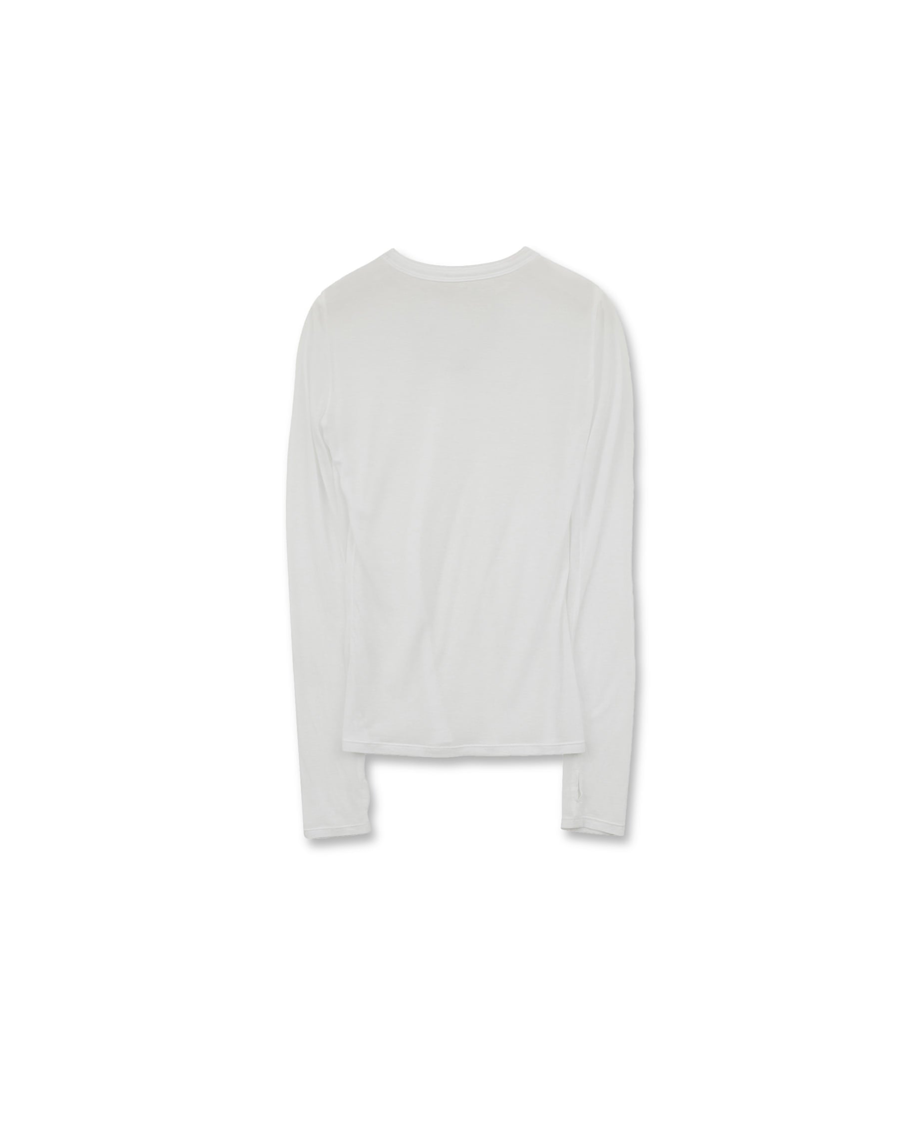 Brownyard - 24ss W Seethrough Long Sleeve (White) product image 4 | TRAB K-Fashion Australia