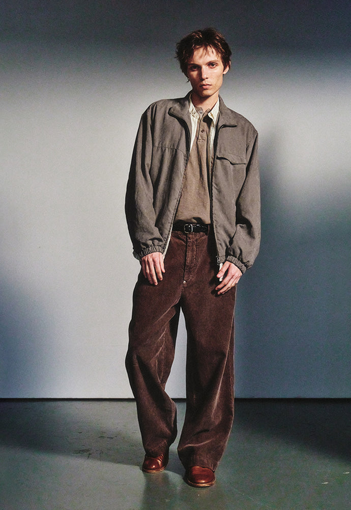 Art if acts - Washed One Pocket Blouson (Wood Grey) product image 5 | TRAB K-Fashion Australia