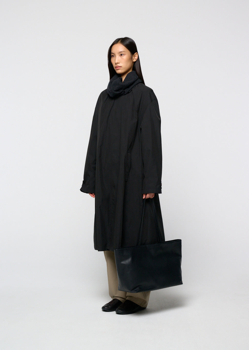 Amomento - Curved long pants (Beige) product image 3 | TRAB K-Fashion Australia